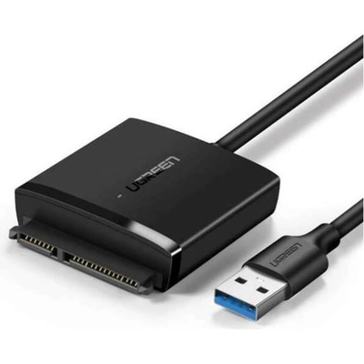 UGREEN USB 3.2 Gen 1 адаптер USB-A към SATA 2, 5" към 3, 5" конвертор, 5 Gbps, черен 60561 (60561)