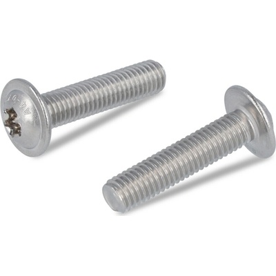 INOX ISO 7380-2 šrouby s půlkulatou hlavou a límcem, na TORX, celý závit, nerez A4 Varianta: ISO 7380-2 šroub půlkulatá hlava s límcem, TORX celozávit, nerez A4 M2,5X20/20 TX8 – Zbozi.Blesk.cz