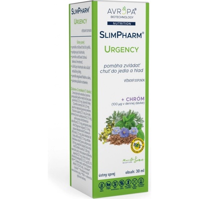 Avropa SlimPharm Urgency ústny sprej 30 ml