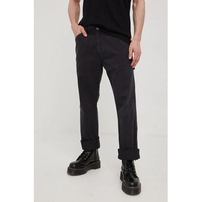 Superdry Памучен панталон Superdry в черно с кройка тип чино (M7010679A.02A)