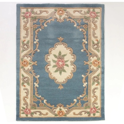 Flair Rugs Син вълнен килим , 75 x 150 cm Aubusson - Flair Rugs (503119310706)