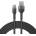 Forever Кабел данни Forever USB- USB-C Flexible 3A, 1 м черен