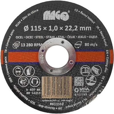 Magg Řezný kotouč 115 x 1,0 x 22,2 mm RK11510 – Zboží Dáma