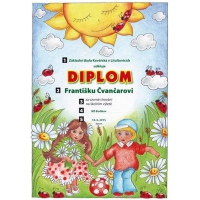 Diplom louka A4