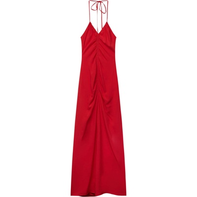 Pull&Bear Вечерна рокля червено, размер M