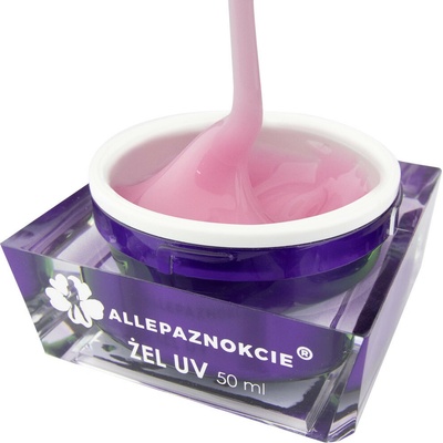Allepaznokcie stavebný Uv gél Jelly Cotton Pink 50ml