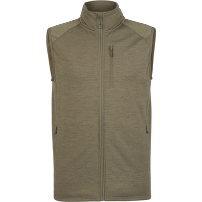 Stoic Мъжки вълнен елек Stoic MerinoFleece270 KuolpaLightSt. Vest Merino vest - Olive Green (032-1686-0211)