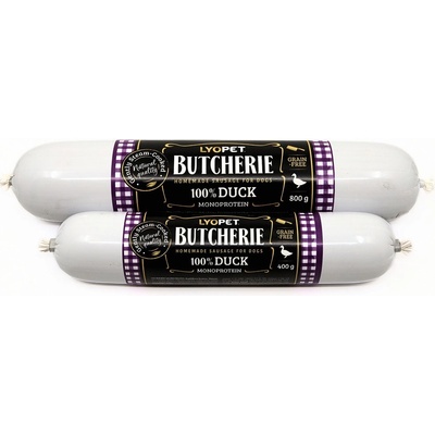 Lyopet Butcherie Duck sausage 400 g