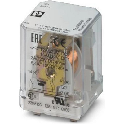 Phoenix Contact REL-PR1-220DC/1/MB, 2908046 relé, 440 V/AC, 16 A, 1 ks