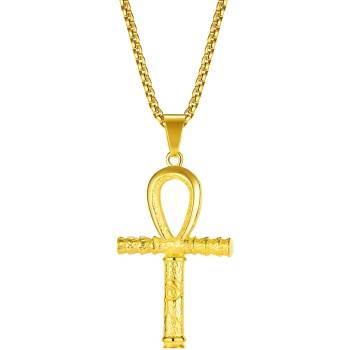 HARAHU Колие oc-22859 - Златна kp22859 (oc-22859)