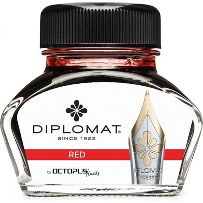 Diplomat Octopus Red lahvičkový inkoust červený – Hledejceny.cz