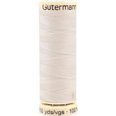 Polyesterové nitě návin 100 m Gütermann univerzální 001 White Alyssum