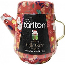 Tarlton Tea Pot Holly Berry Black Tea plech 100 g