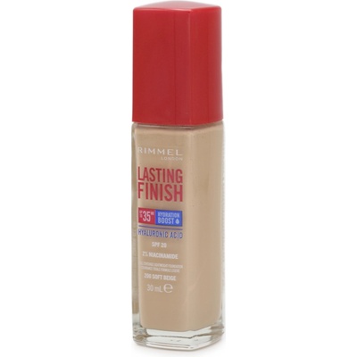 Rimmel London Lasting Finish 35H SPF20 Dlhotrvajúci hydratačný make-up 200 Soft Beige 30 ml