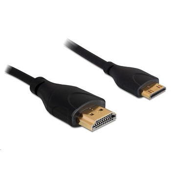 Delock HDMI-A мъжки / HDMI Mini-C мъжки кабел, 1м (83132)
