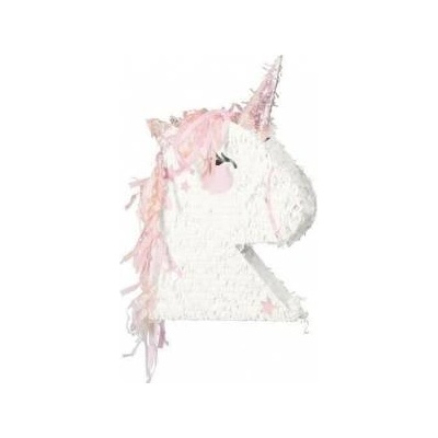 PartyDeco Foldable Piñata - Unicorn Head 41x48x10cm