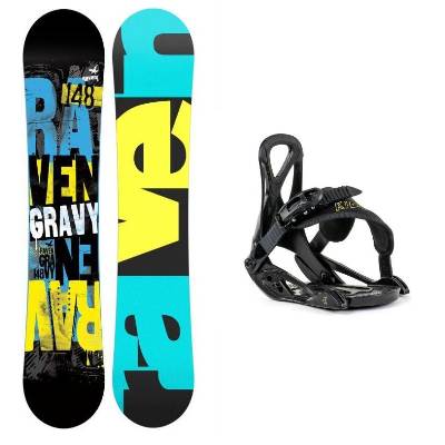 Raven Gravy junior mini snowboard + Beany Kido vázání - 110 cm + XXS (EU 25-32)