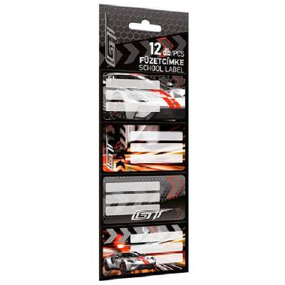 Ученически етикети Lizzy Card - Ford GT Silver, 12 броя (21873511)