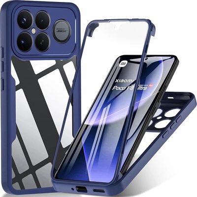 Techsuit Калъф за Xiaomi Poco F8 Ultra - Techsuit ColorVerse 360 Series + Протектор - Син