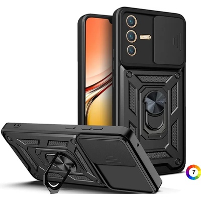 vivo S12 5G / V23 5G Удароустойчив Ring Holder Калъф и Протектор