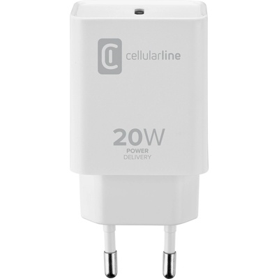 Cellularline Адаптер за зареждане Power Delivery USB-C, 20W