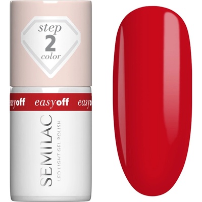 L29 Semilac EASY OFF LED LIGHT lak na nehty Red Blaze 7 ml