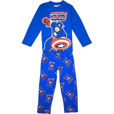 Chlapecké pyžamo Kapitán Amerika modrá