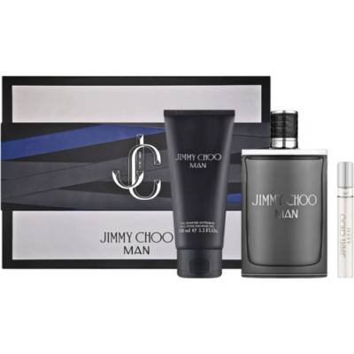 Jimmy Choo Man Eau de Toilette мъжка тоалетна вода комплект 100 мл + 10 мл + душ гел 100 мл