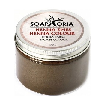 Soaphoria Henna hnědá barva na vlasy 100 g