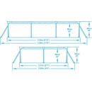 Bestway Steel Pro Frame 3 x 2,01 x 0,66 m 56404