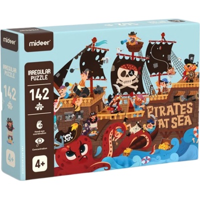 MiDeer Umelecké Piráti na mori- 142 dielov