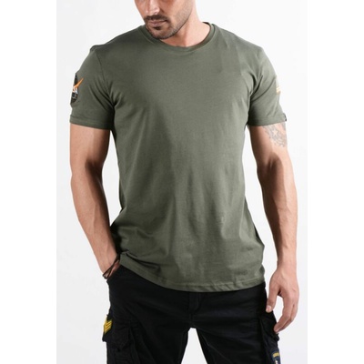 Alpha Industries tričko NASA T dark olive
