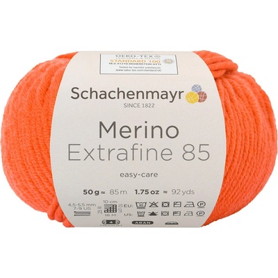 Schachenmayr Merino extrafine 85 Oranžová 225