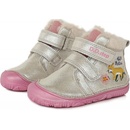 D.D.Step 073 zimní boty stříbrné liška