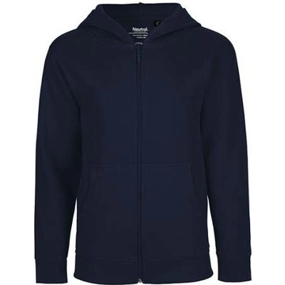 Neutral dětská mikina na zip NE13301 Navy