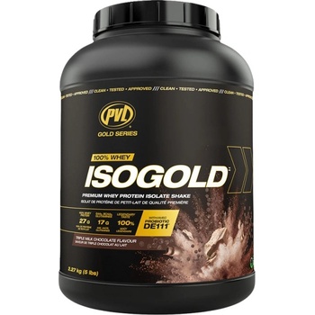 Image 1 of PVL IsoGold | Whey Protein Isolate [2270 грама] Троен Шоколад