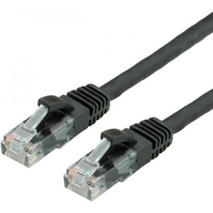 Roline VALUE 21.99. 1025 : : UTP Patch кабел Cat. 6, halogen-free, черен, 0.5 м