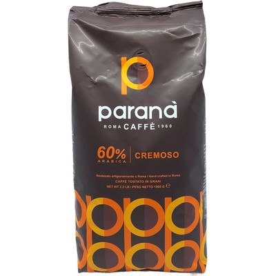 Parana Caffe Směs Káva 60% Cremoso obilné kávy 1 kg