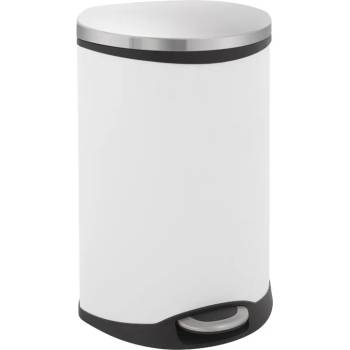 Image 1 of EKO-Europe Кош за отпадъци EKO SHELL с педал (18 л) - бял (EKO 921818 - White)