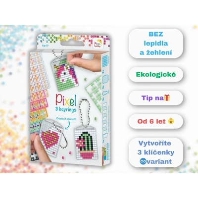 PixelHOBBY Medailon set dívky
