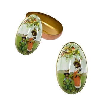 Поставка за яйце с две зайчета (К87055-2)