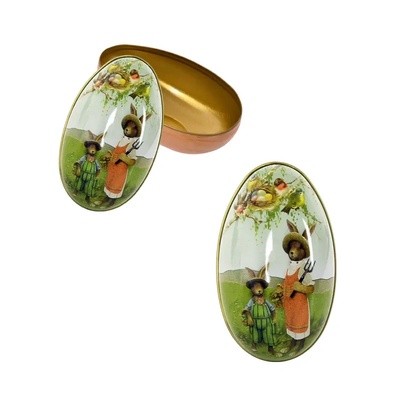 Поставка за яйце с две зайчета (К87055-2)