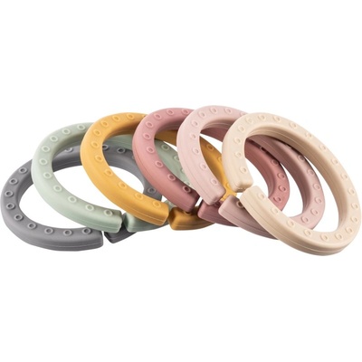 Zopa Silicone Links комплект пръстени Multicolor 6 бр