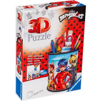Ravensburger 3D Пъзел Ravensburger от 54 части - Мега-чудесата на калинката (11278)