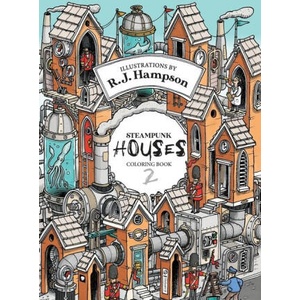 Steampunk Houses 2 Colouring Book | R. J. Hampson (ISBN: 9781922472267)