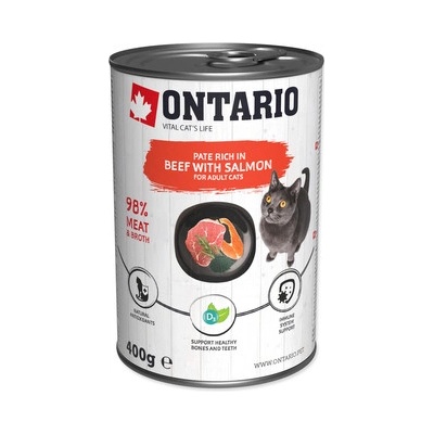 Ontario hovädzie päté s lososom 400 g