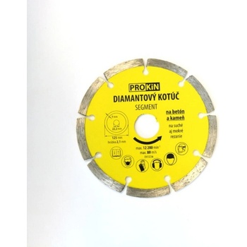 Prokin Segment Kotúč diamantový 25 x 22,23 mm 40321112