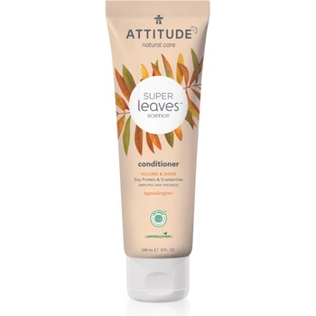 Attitude Super Leaves Volume & Shine природен балсам с детокс ефект 240ml