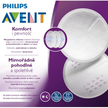 AVENT Prsní vložky jednorázové denní 60ks