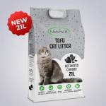 Naturalis Tofu Cat Litter 21 L Activated Carbon - 100% натурална котешка тоалетна с активен въглен